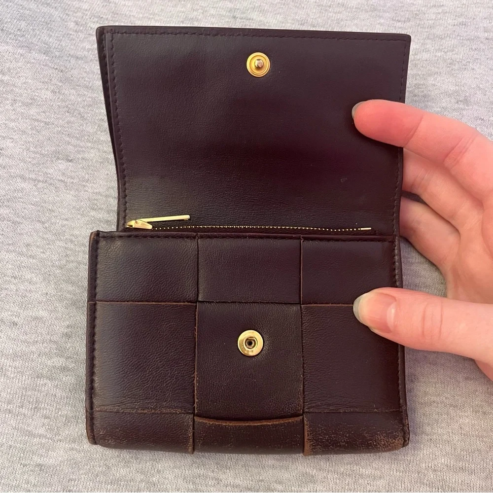 Bottega Veneta Cassette Tri-fold Wallet
